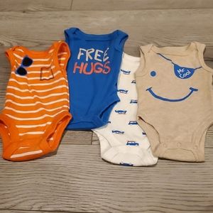 Adorable 4 piece Newborn Tank Suit Set